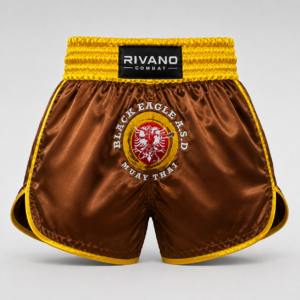 Brown & Gold Muay Thai Shorts