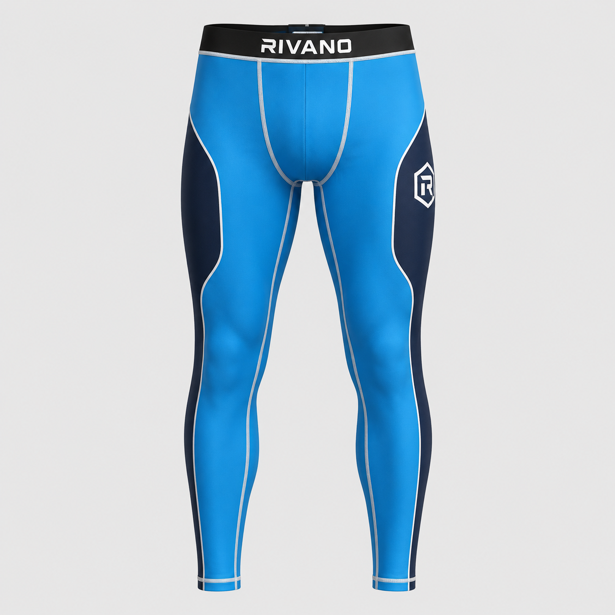 Blue & Navy Combat Compression Leggings