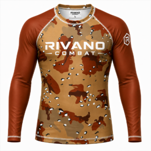 Desert Camo Long-Sleeve Rash Guard