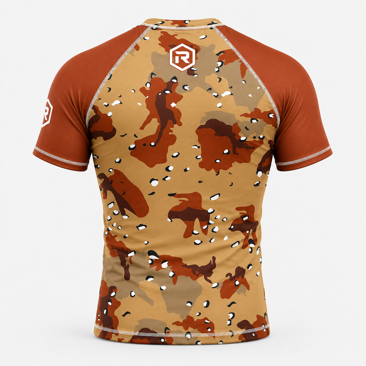 Desert Camo Short-Sleeve Rash Guard - Image 2