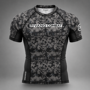 Digital Camo Short-Sleeve Rash Guard